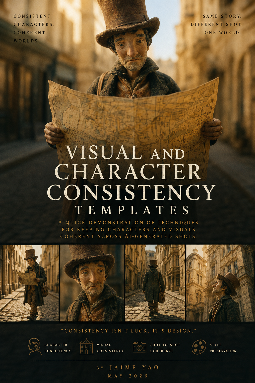 Visual and Character Consistency Templates